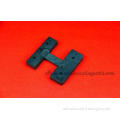 Black Anodize CNC Machined Parts Aluminum Machined H Profil